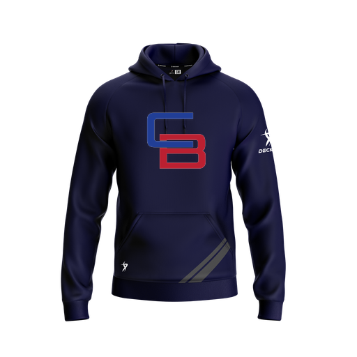 [CUS-DFW-SUHOOD-FLC-LSL-NVY-YXS-LOGO1] Summit Hoodie (Youth XS, Navy, Logo 1)