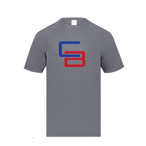 [2790.059.S-LOGO1] Men's Smooth Sport T-Shirt (Adult S, Gray, Logo 1)