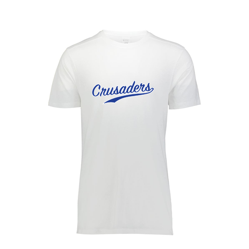 [FTSCUBWH-AS-LOGO2] Decker Men's Tri-Blend T-Shirt - Short Sleeve (Adult S, White, Logo 2)