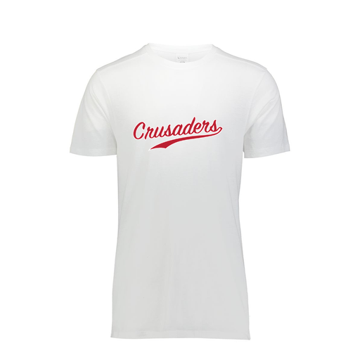 [FTSCUBWH-AS-LOGO3] Decker Men's Tri-Blend T-Shirt - Short Sleeve (Adult S, White, Logo 3)