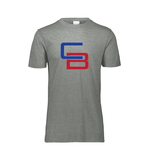 [FTSCUBGY-AS-LOGO1] Decker Men's Tri-Blend T-Shirt - Short Sleeve (Adult S, Gray, Logo 1)