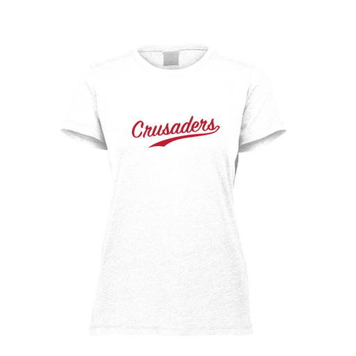 [FTSCUBWH-FAXS-LOGO3] Decker Women's Tri-Blend T-Shirt - Short Sleeve (Female Adult XS, White, Logo 3)