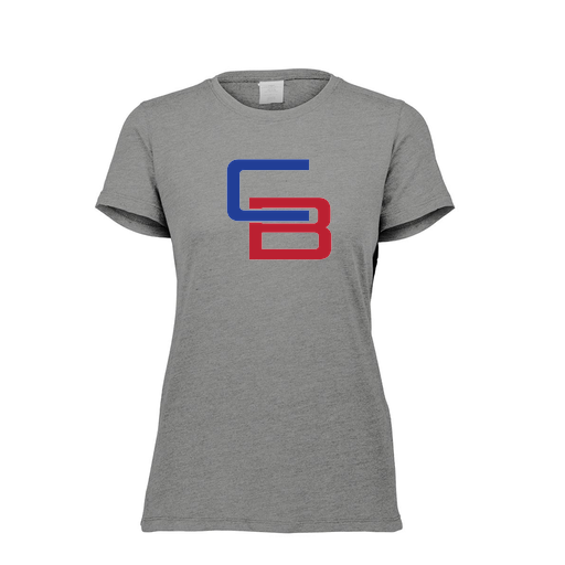 [FTSCUBGY-FAXS-LOGO1] Decker Women's Tri-Blend T-Shirt - Short Sleeve (Female Adult XS, Gray, Logo 1)