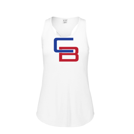 [3078.005.S-LOGO1] Ladies Tri Blend Tank Top (Female Adult S, White, Logo 1)