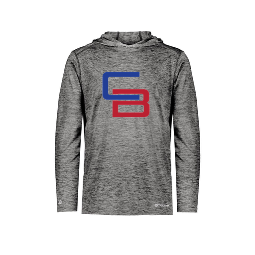 [FOLHCGBK-YS-LOGO1] Decker Youth Charge Hoodie (Youth S, Black, Logo 1)