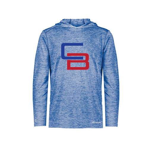 [FOLHCGRY-YS-LOGO1] Decker Youth Charge Hoodie (Youth S, Royal, Logo 1)