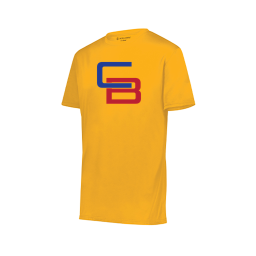 [222818.025.S-LOGO1] Men's Movement Dri Fit Shirt (Adult S, Athletic Gold, Logo 1)