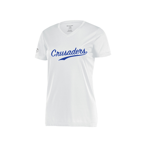 [222820.005.S-LOGO2] Ladies Movement Dri Fit Shirt (Female Adult S, White, Logo 2)