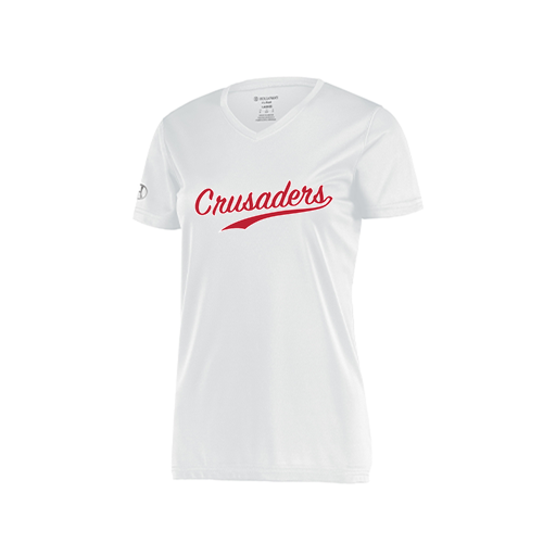 [222820.005.S-LOGO3] Ladies Movement Dri Fit Shirt (Female Adult S, White, Logo 3)