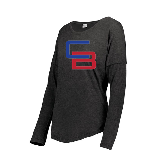 [FTLCUBBK-FAXS-LOGO1] Ladies LS Ultra-blend T-Shirt (Female Adult XS, Black, Logo 1)